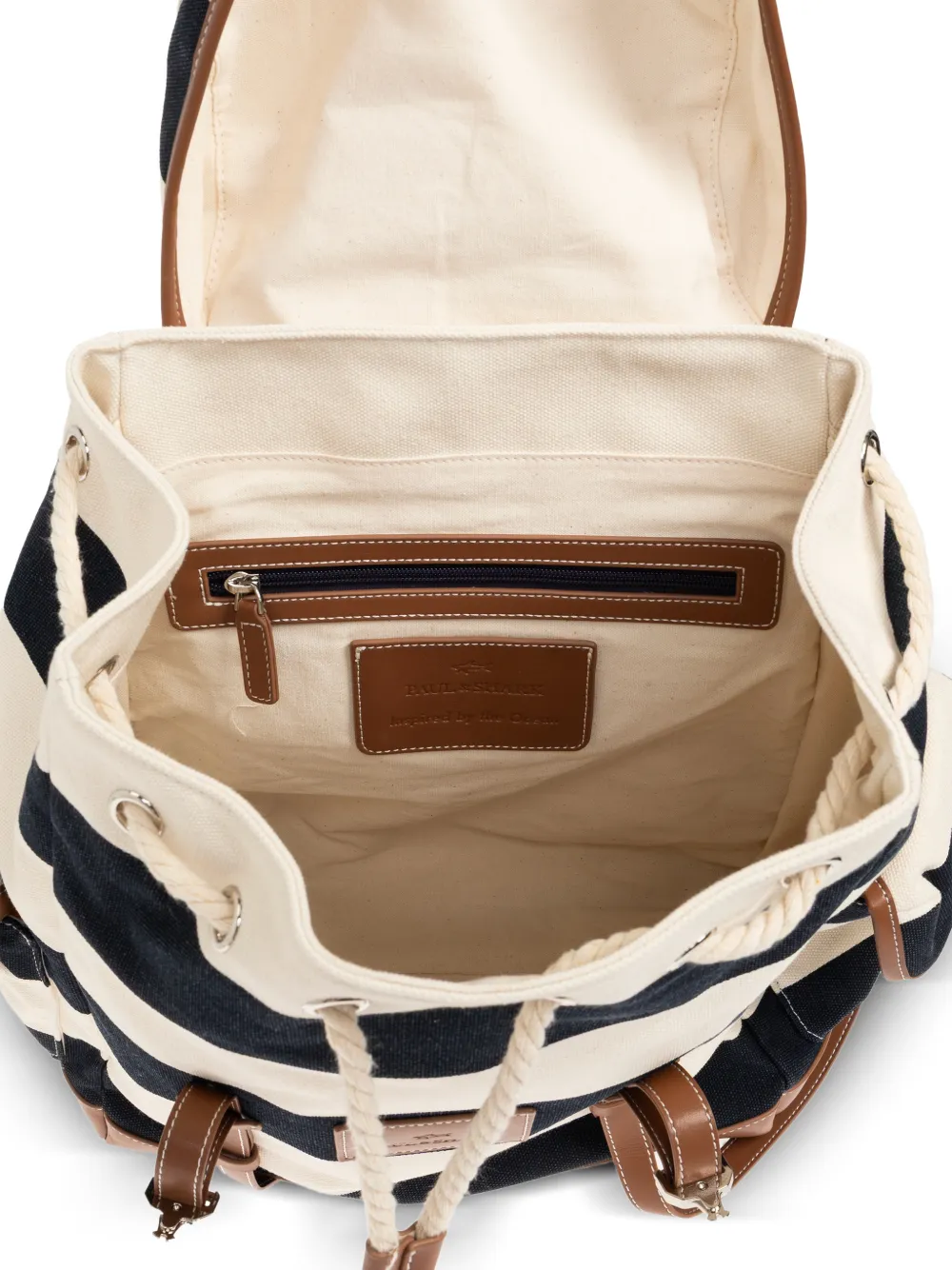 Paul & Shark Gestreepte rugzak Blauw