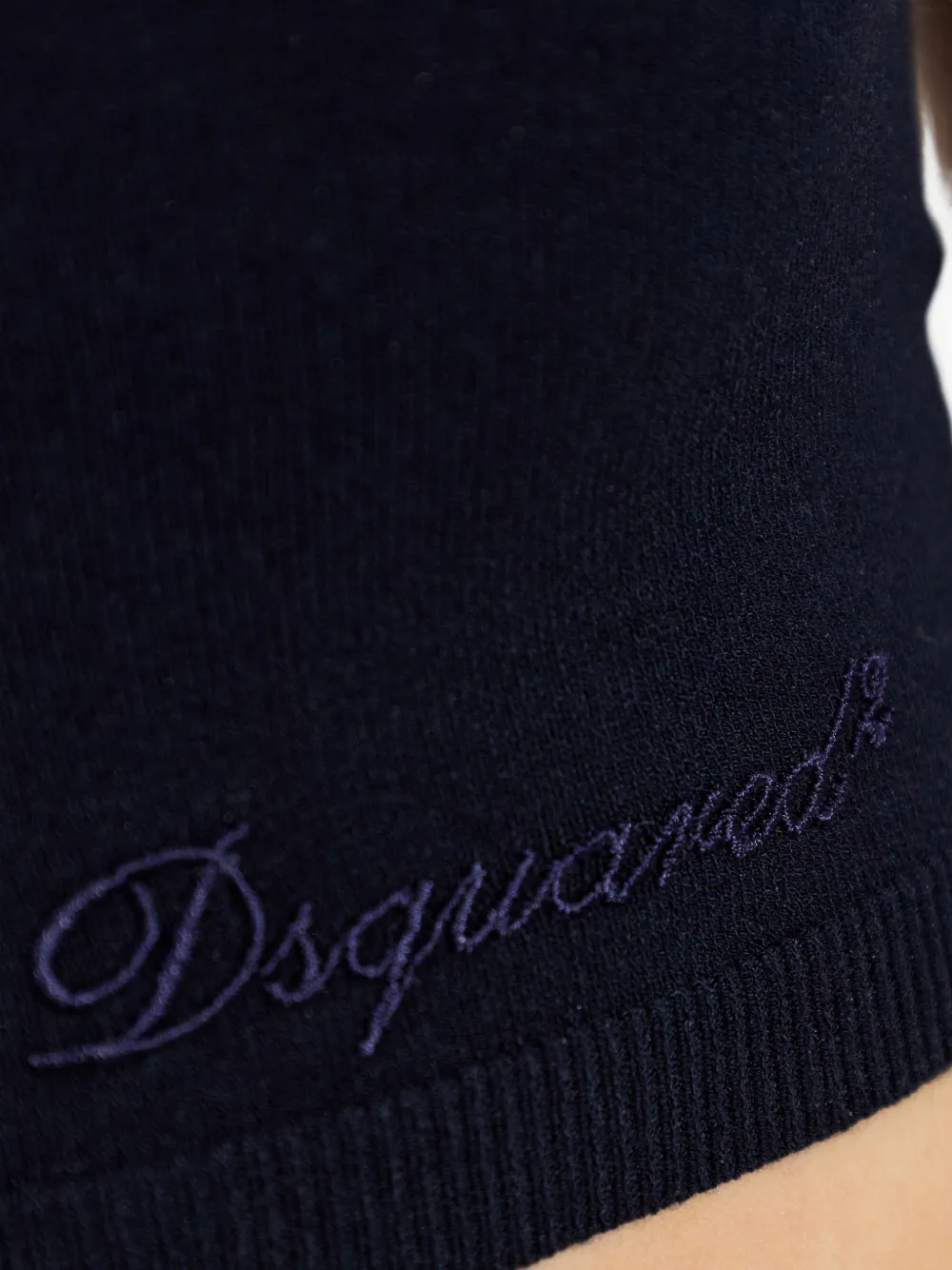 DSQUARED2 Sophie blouse met kant Blauw