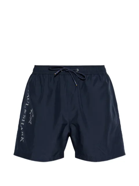 Paul & Shark logo swim shorts
