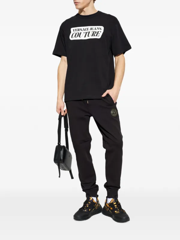 Versace Jeans Couture レースアップ スニーカー | ブラック | FARFETCH JP