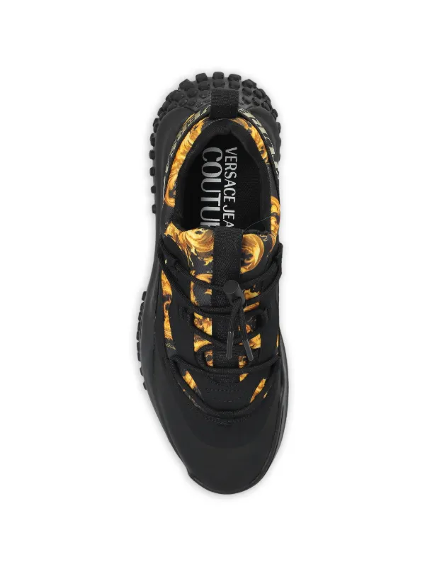 Versace Jeans Couture レースアップ スニーカー | ブラック | FARFETCH JP