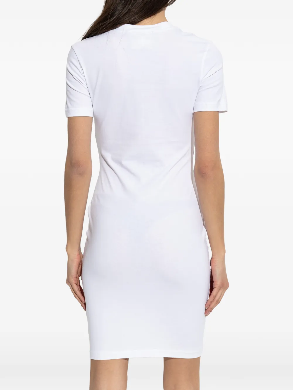 Versace Jeans Couture Jurk met korte mouwen Wit