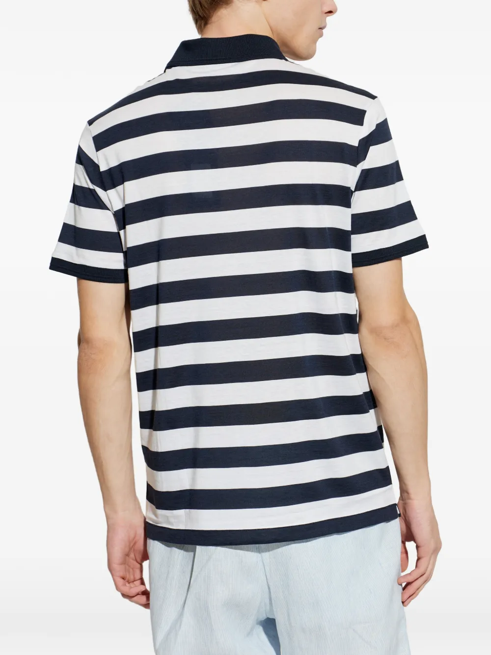 Paul & Shark Gestreept poloshirt Blauw