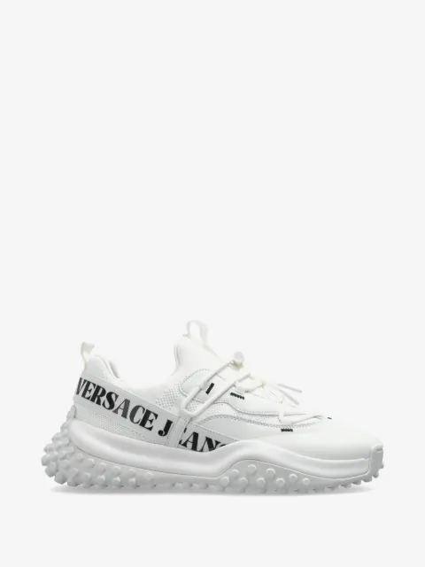 Versace Jeans Couture logo-lettering lace-up sneakers