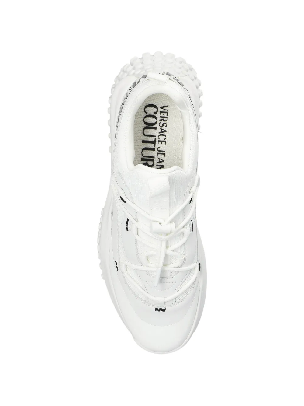 Versace Jeans Couture Sneakers met logo Wit
