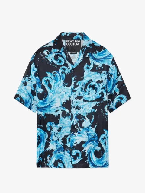 Versace Jeans Couture Barocco print pocket shirt