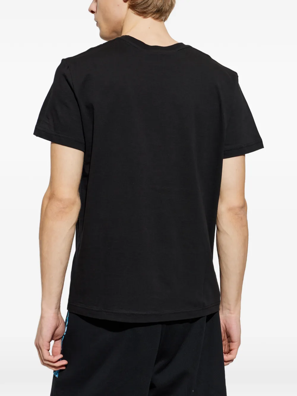 Versace Jeans Couture T-shirt met grafische print Zwart