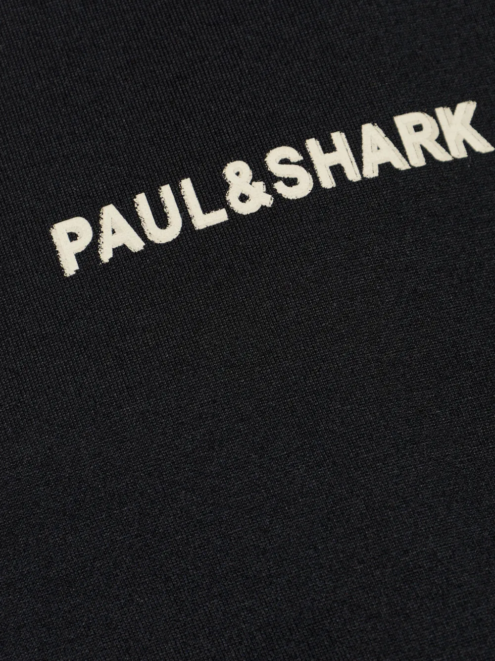 Paul & Shark T-shirt met logodetail Zwart