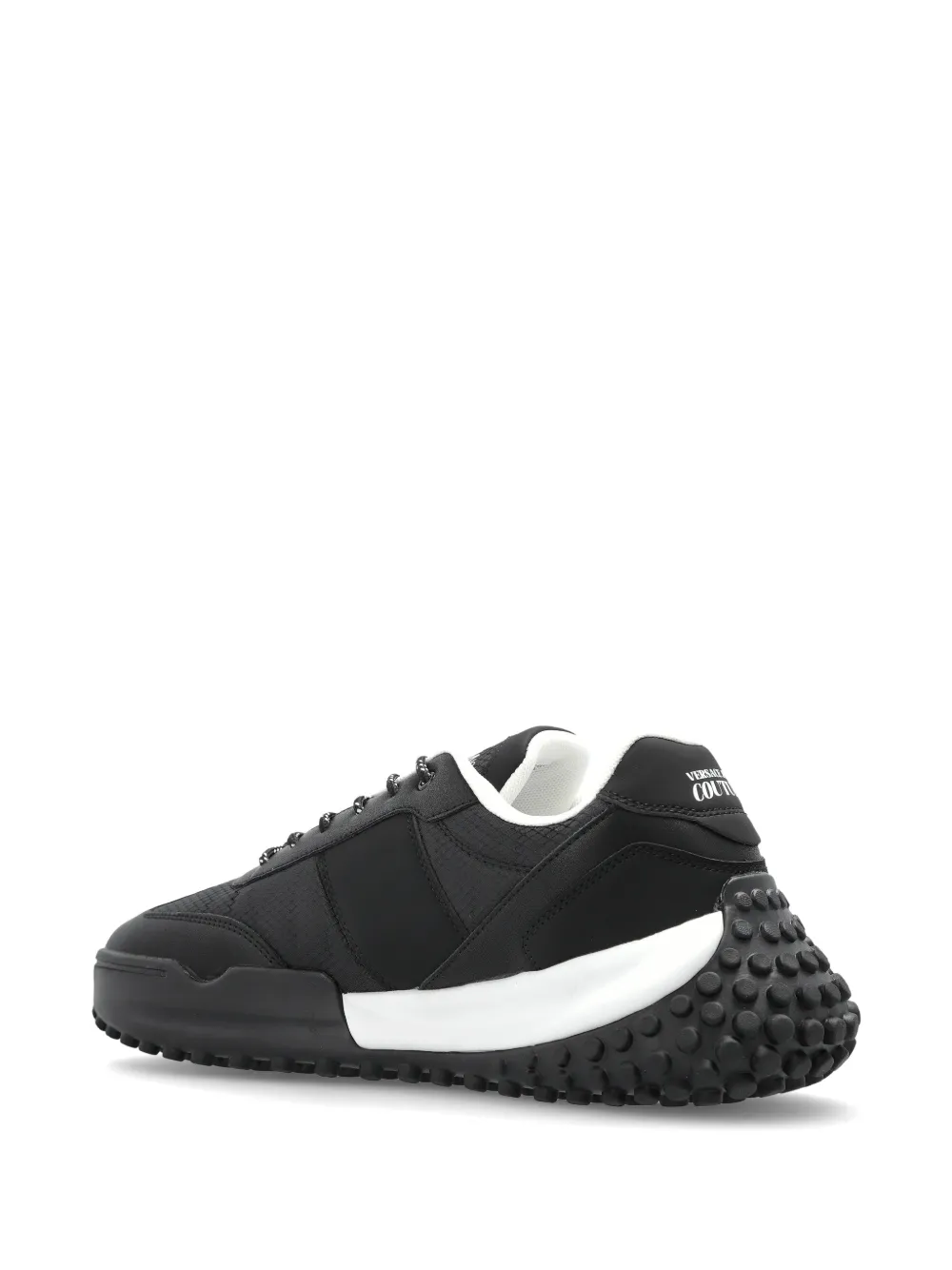 Versace Jeans Couture Sneakers met logoprint Zwart