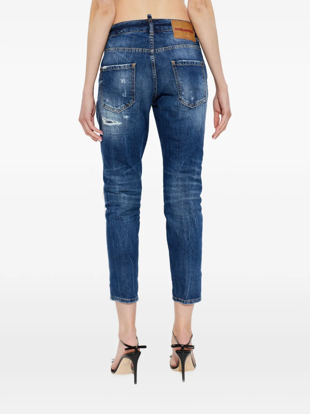DSQUARED2 Gerafelde jeans Blauw