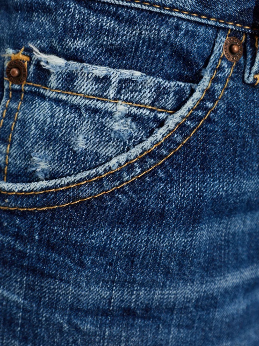 DSQUARED2 Gerafelde jeans Blauw