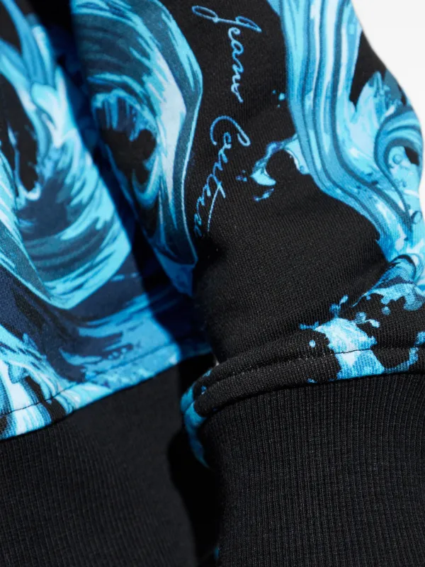 Versace Jeans Couture バロックパターン スウェットシャツ | ブラック 