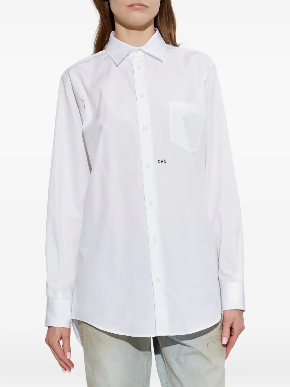  Dsquared2 Camicia Con Tasca - Bianco 