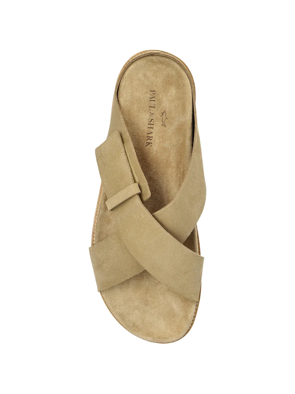 Paul & Shark Suède sandalen Beige