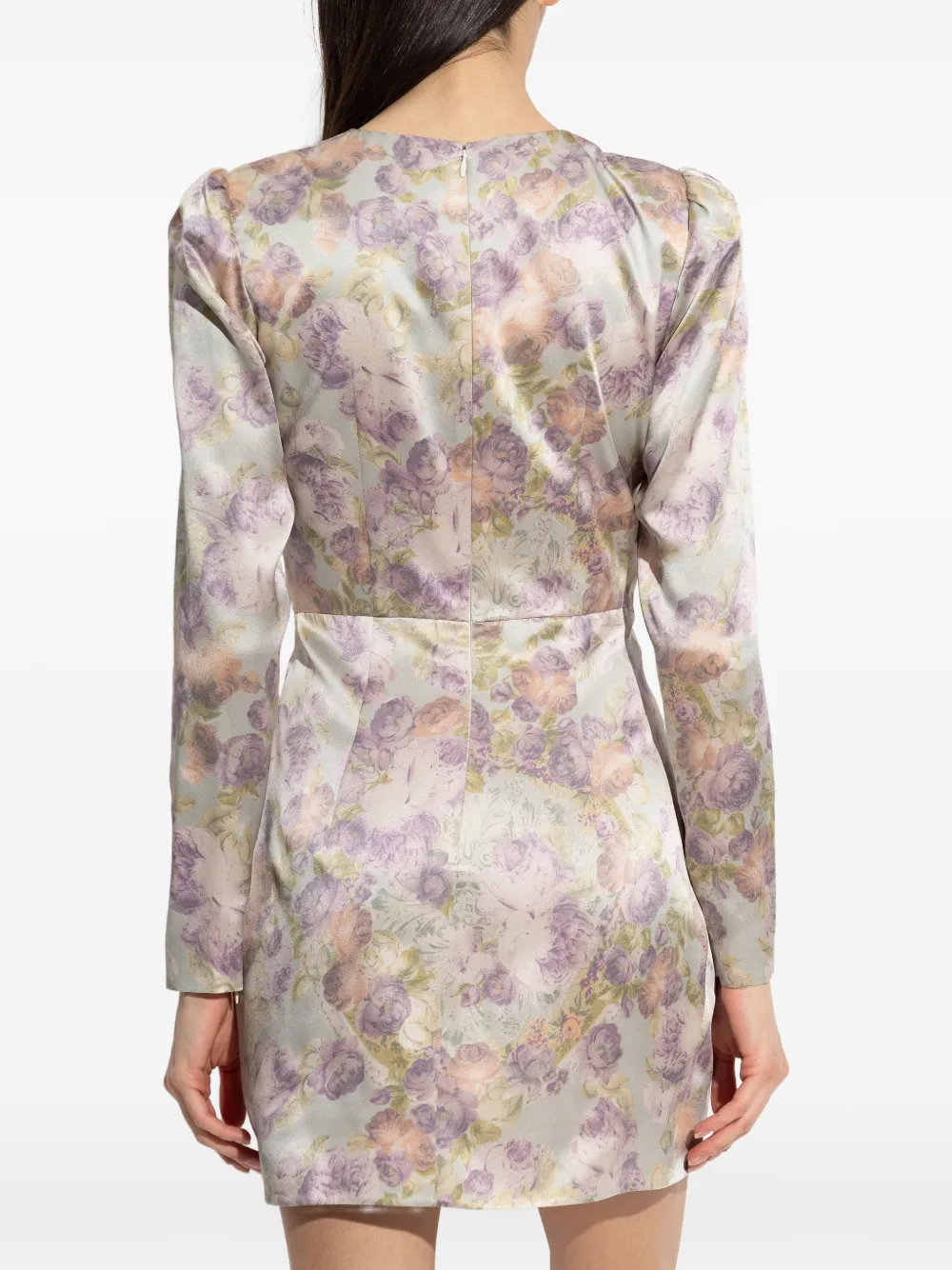Floral Draped Dress