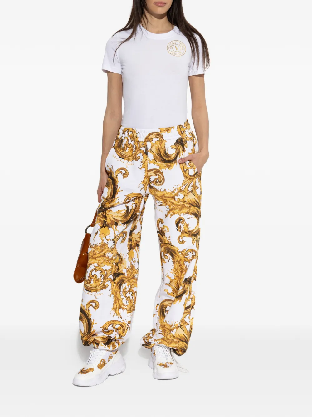  Versace Jeans Couture Logo-print T-shirt - White 