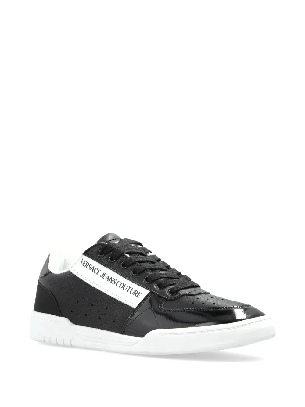 Versace Jeans Couture logo-print sneakers Zwart