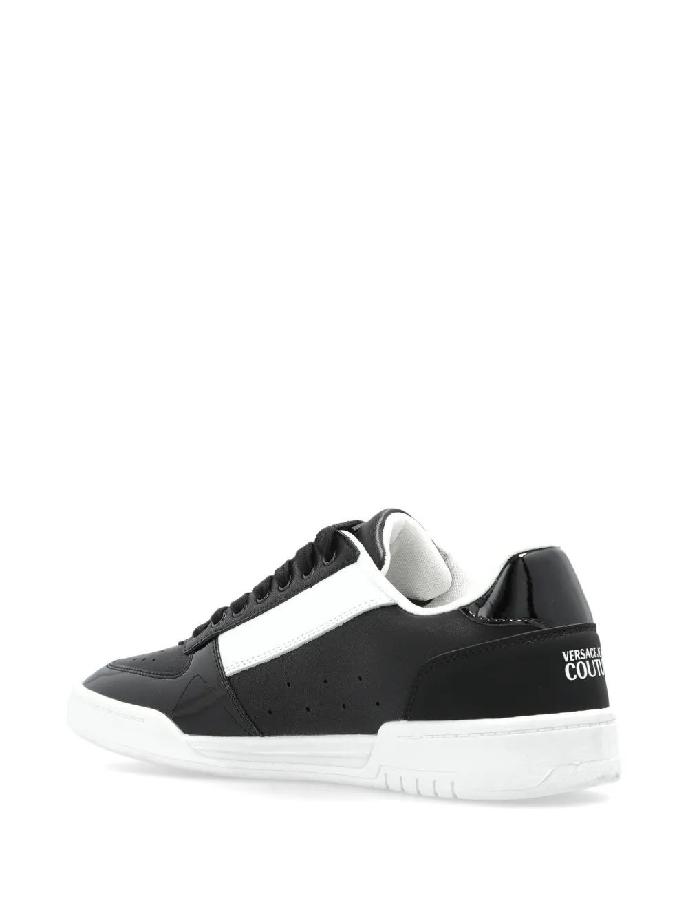  Versace Jeans Couture Logo-print Sneakers - Black 