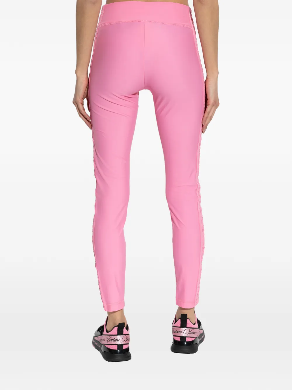 Versace Jeans Couture Legging met logodetail Roze