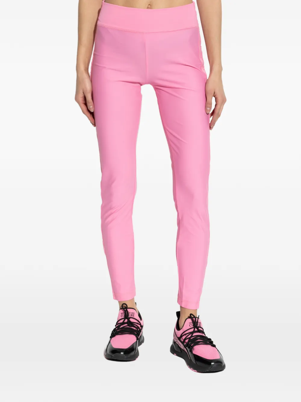 Versace Jeans Couture Legging met logodetail Roze