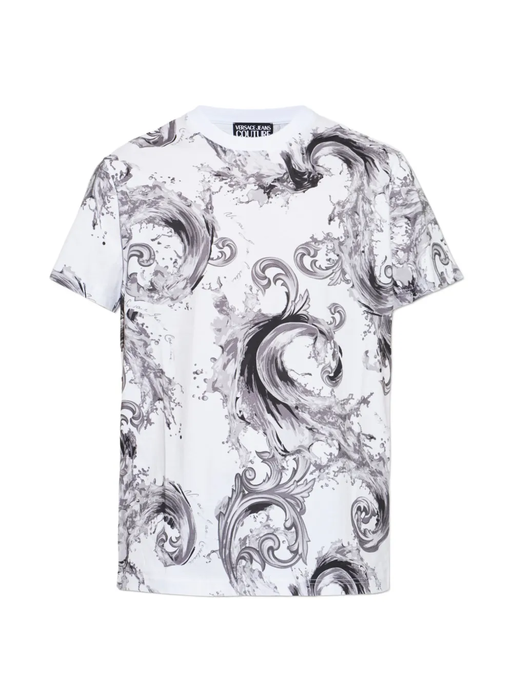 Versace Jeans Couture Barocco print T-shirt - Bianco