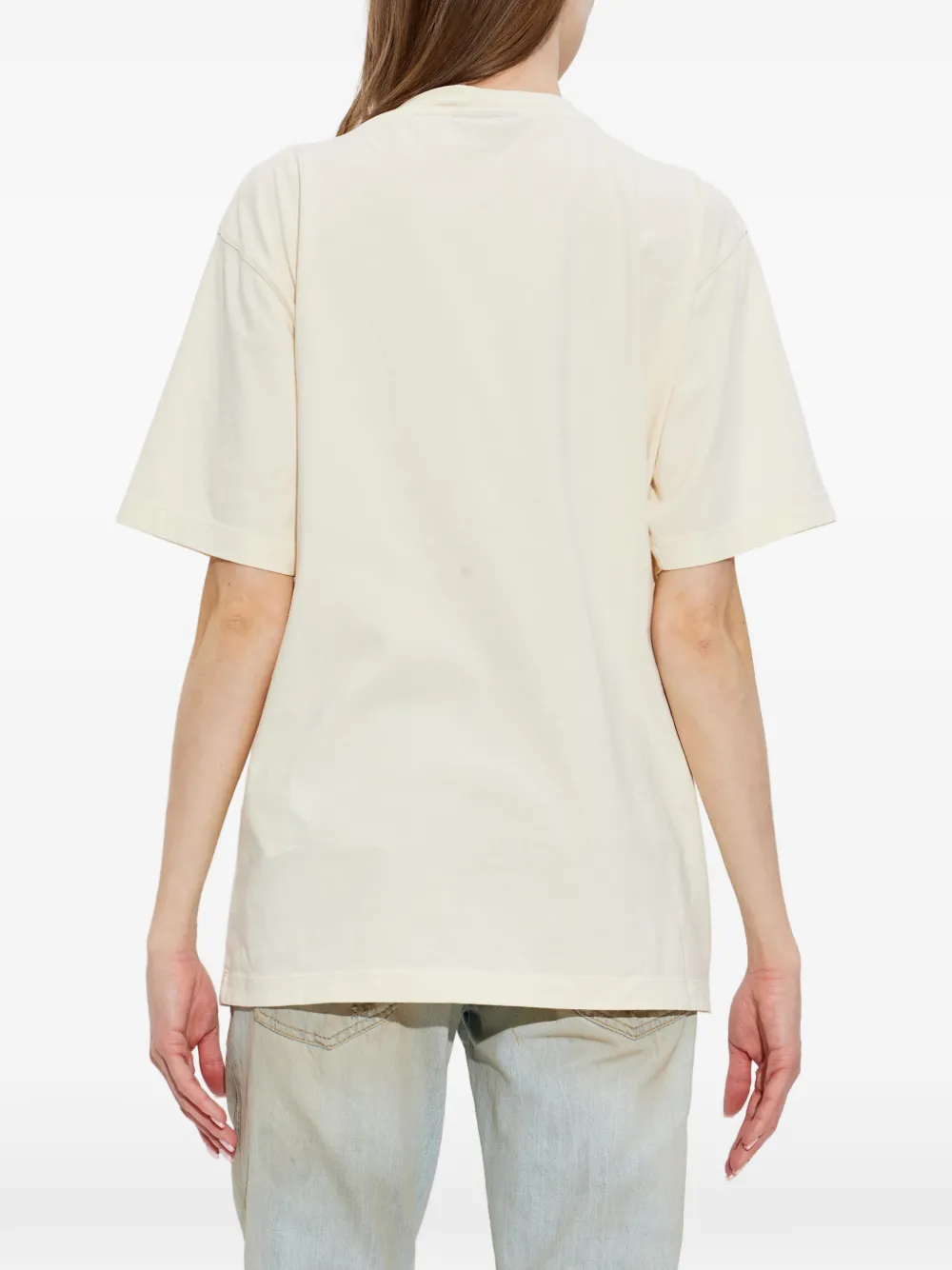 DSQUARED2 T-shirt met grafische print Beige