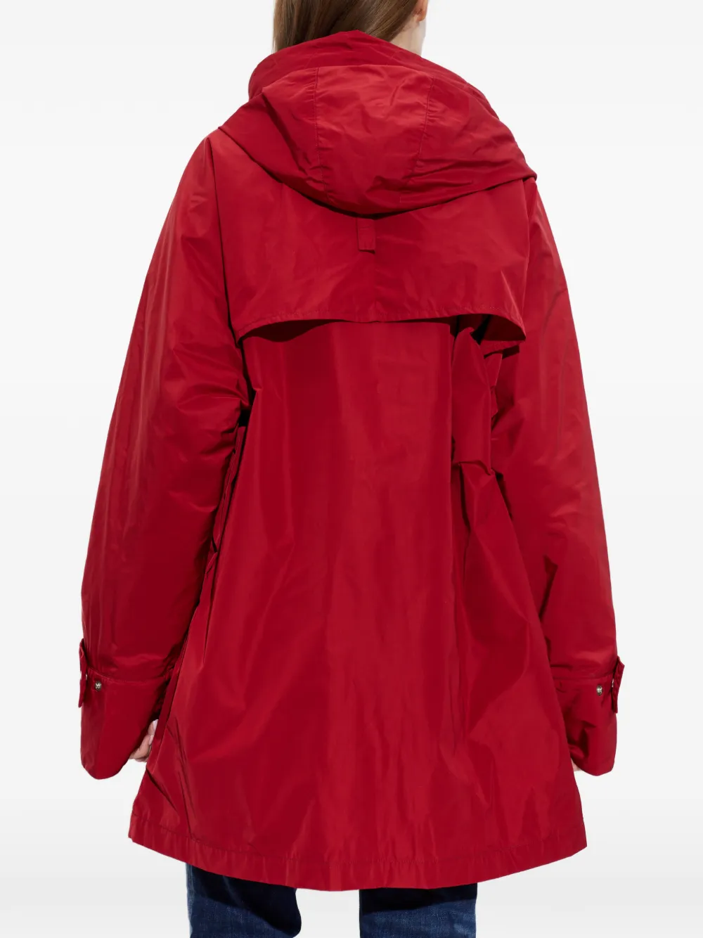 DSQUARED2 Jas met capuchon en zak Rood