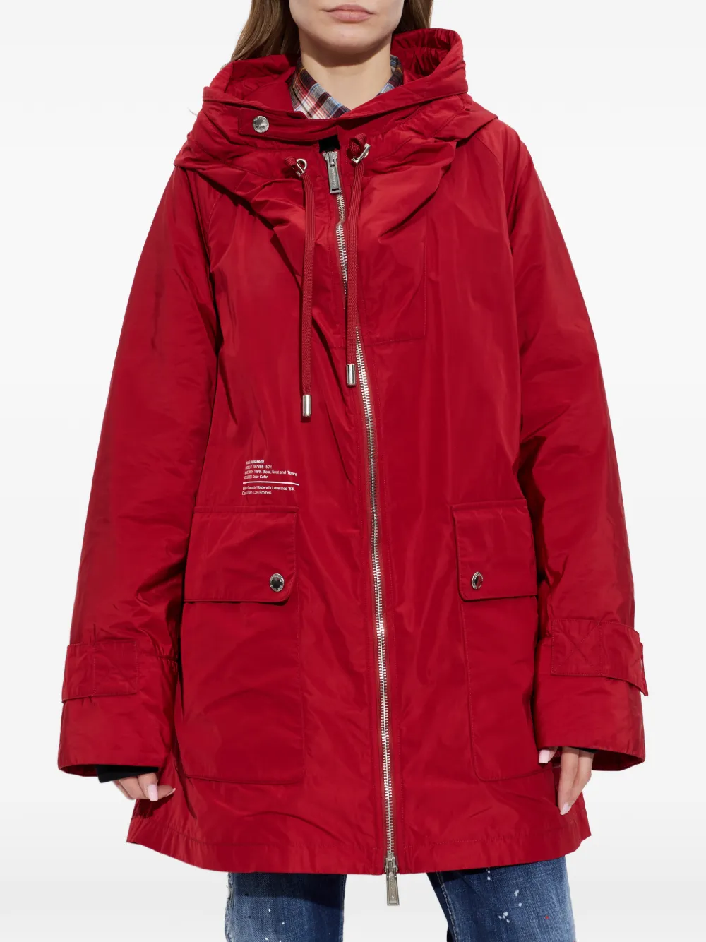  Dsquared2 Hooded Pocket Coat 