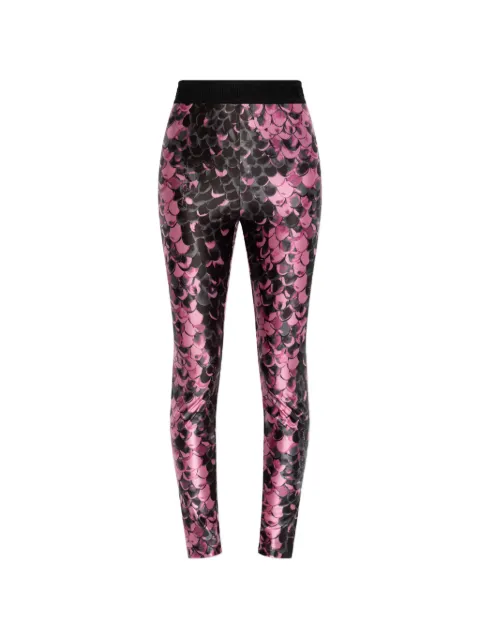 Versace Jeans Couture print-detail leggings