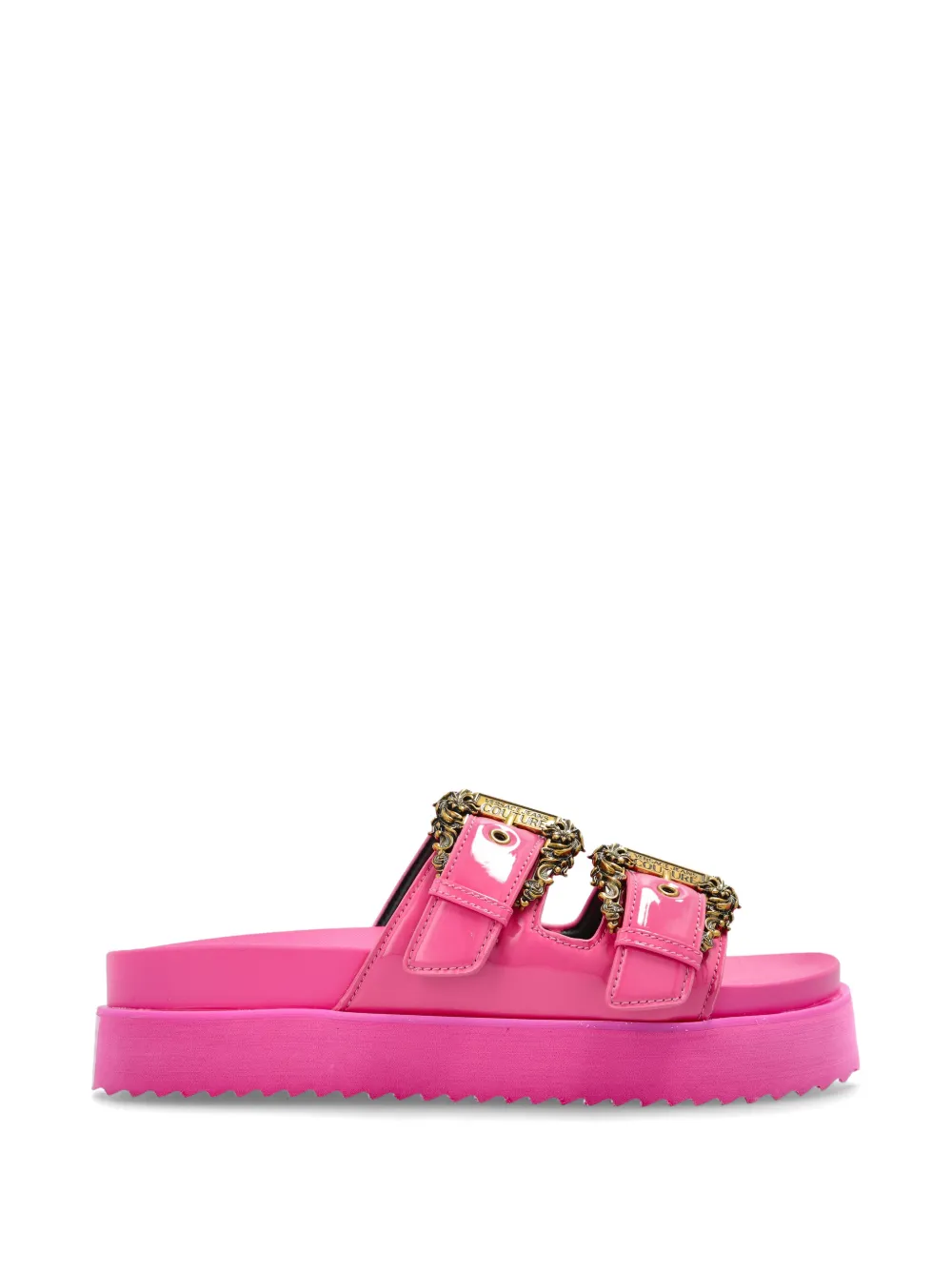 Versace Jeans Couture Sandalen met gesp Roze