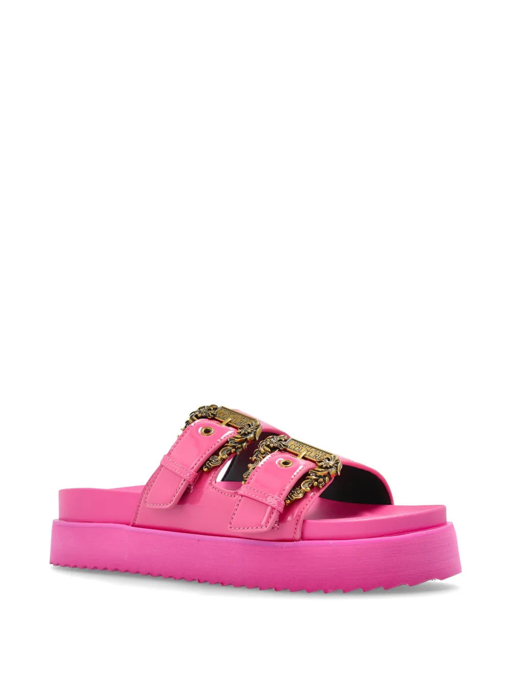 Versace Jeans Couture Sandalen met gesp Roze