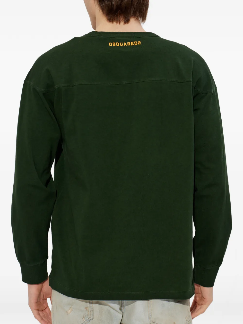 DSQUARED2 T-shirt met lange mouwen Groen