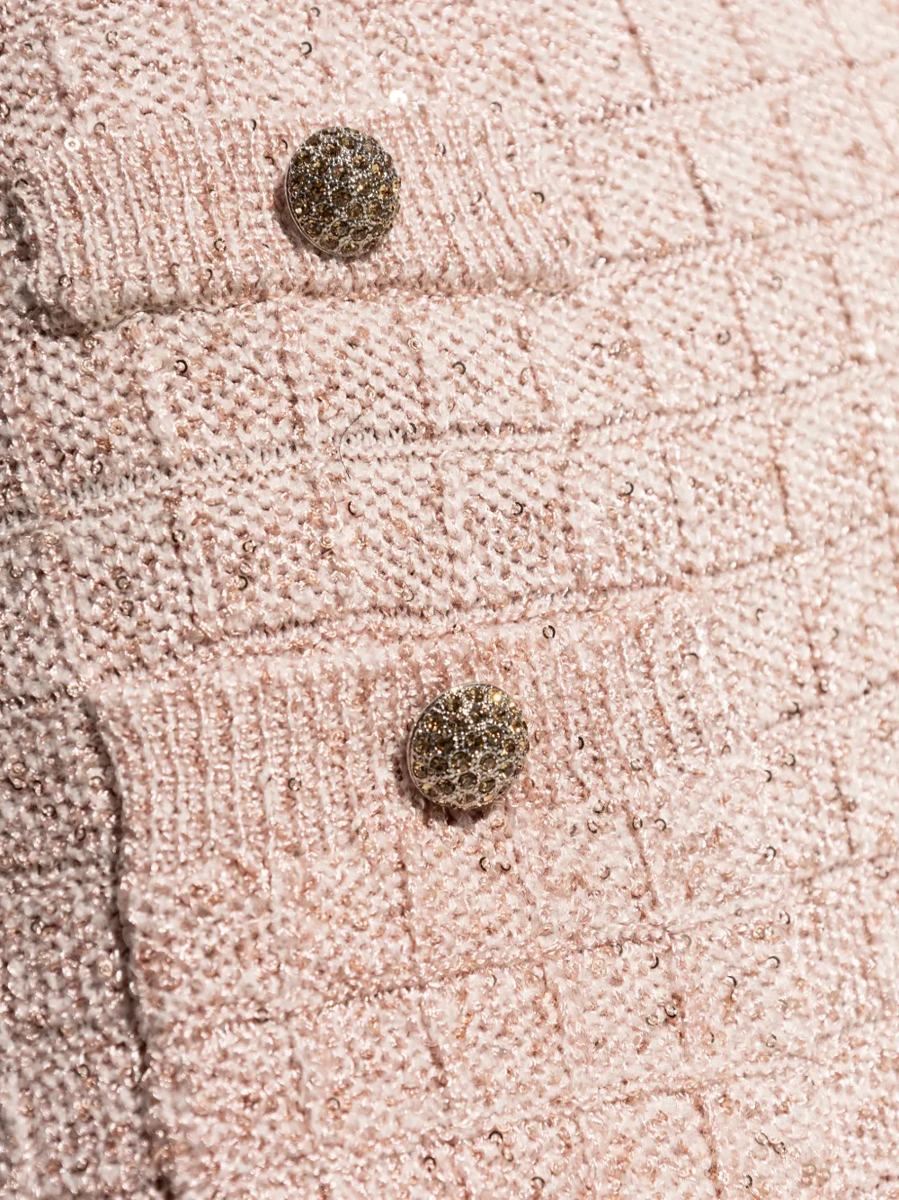 Alessandra Rich Jurk met zak met knoop Roze
