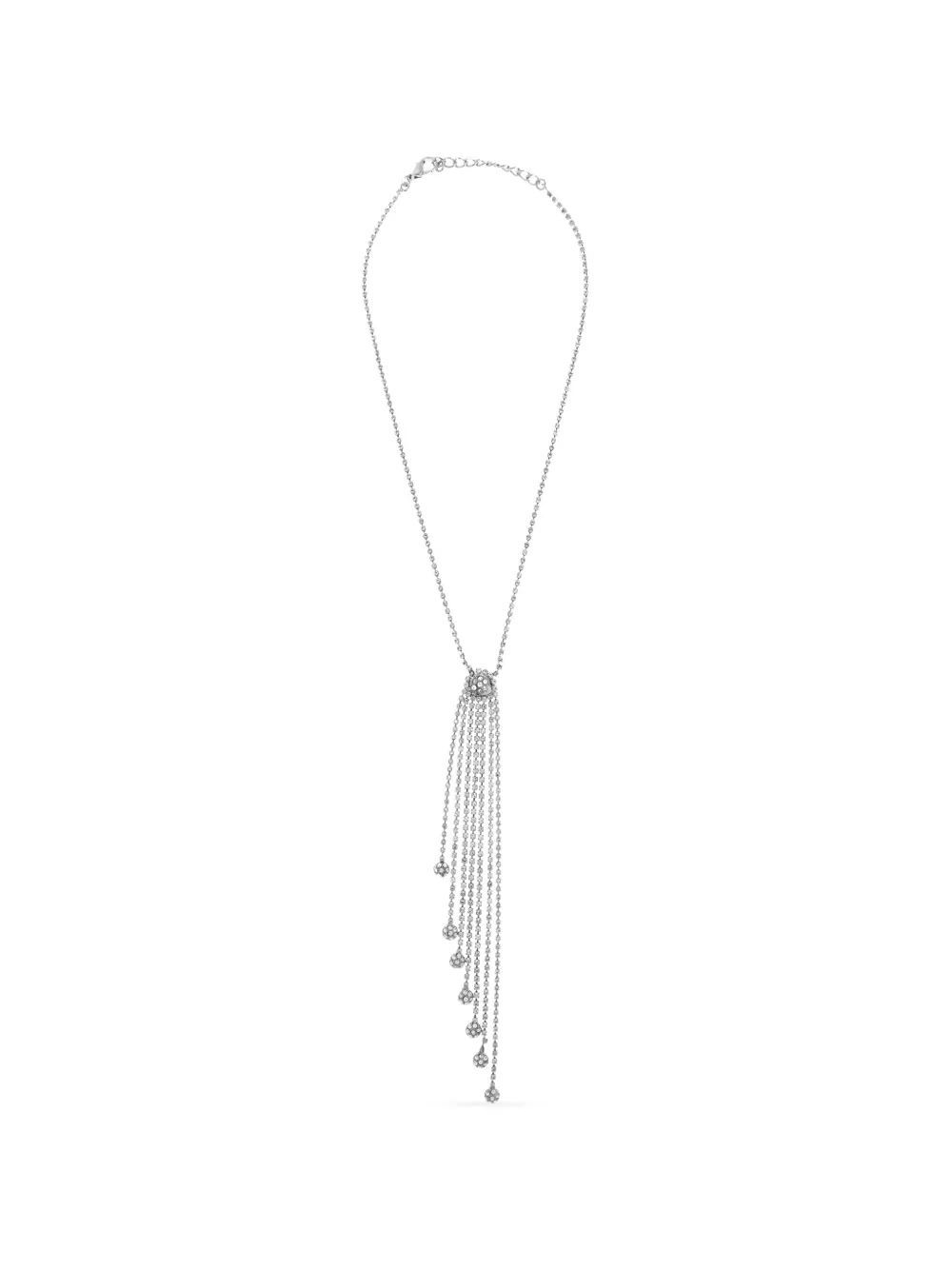 Alessandra Rich crystal-embellished necklace - Argento