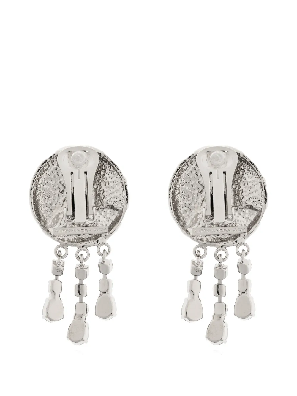 Stone Embellished Drop Earrings