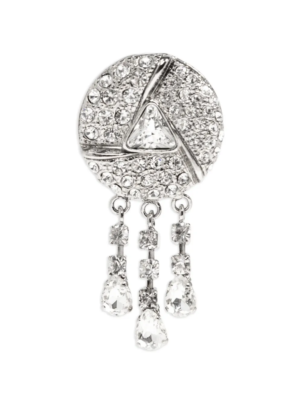 Stone Embellished Drop Earrings