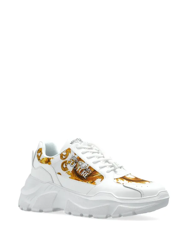 Versace Jeans Couture バロック スニーカー | ホワイト | FARFETCH JP
