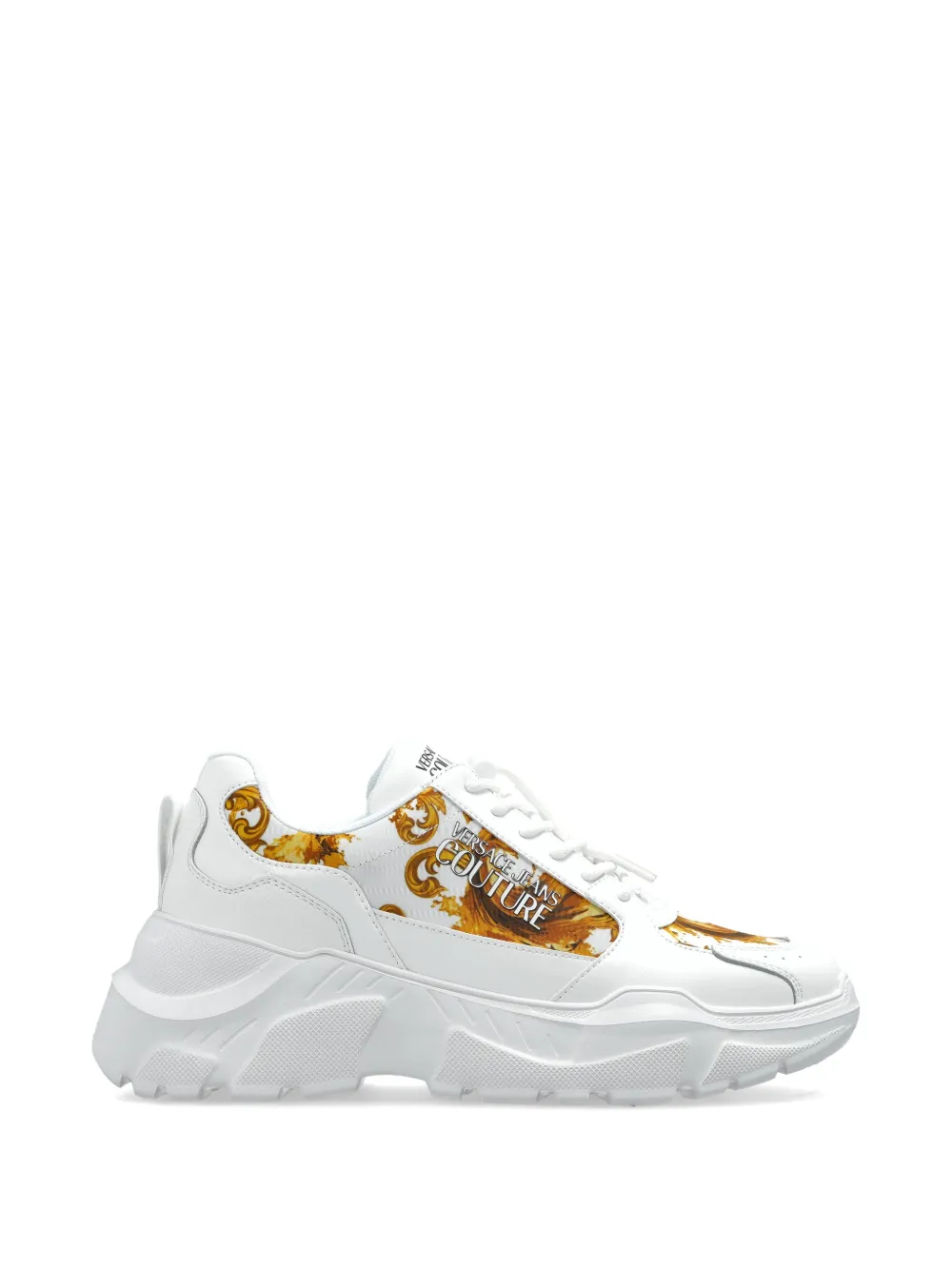 Versace Jeans Couture Baroque sneakers Wit