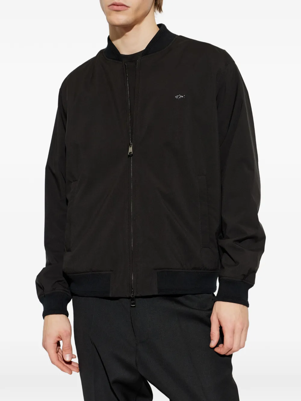 Paul & Shark Jack met logo-applicatie Zwart