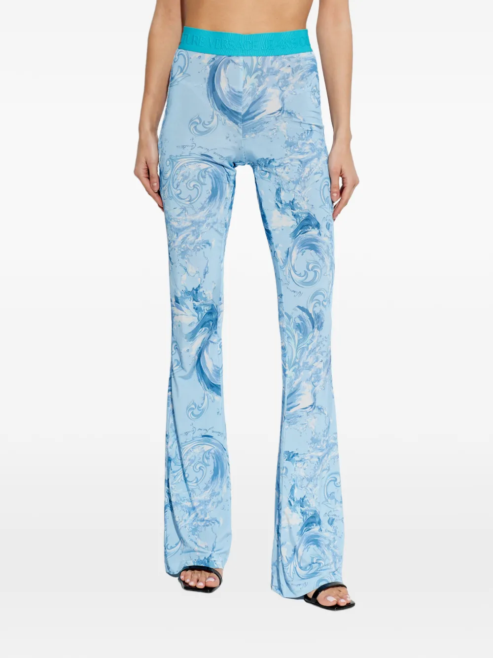  Versace Jeans Couture All-over Print Trousers - Blue 