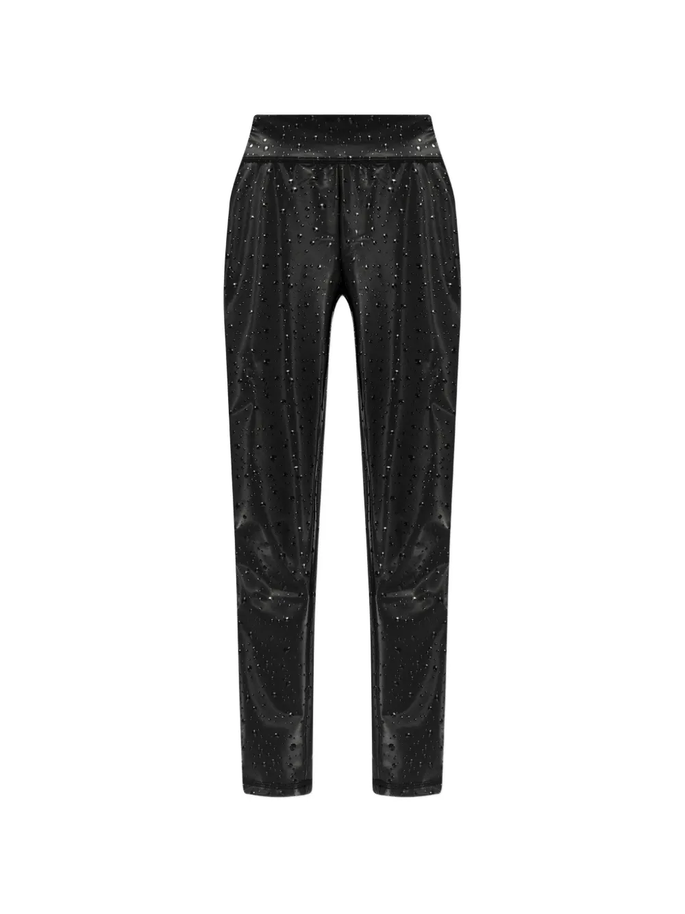 Versace Jeans Couture water drop-print leggings - Nero