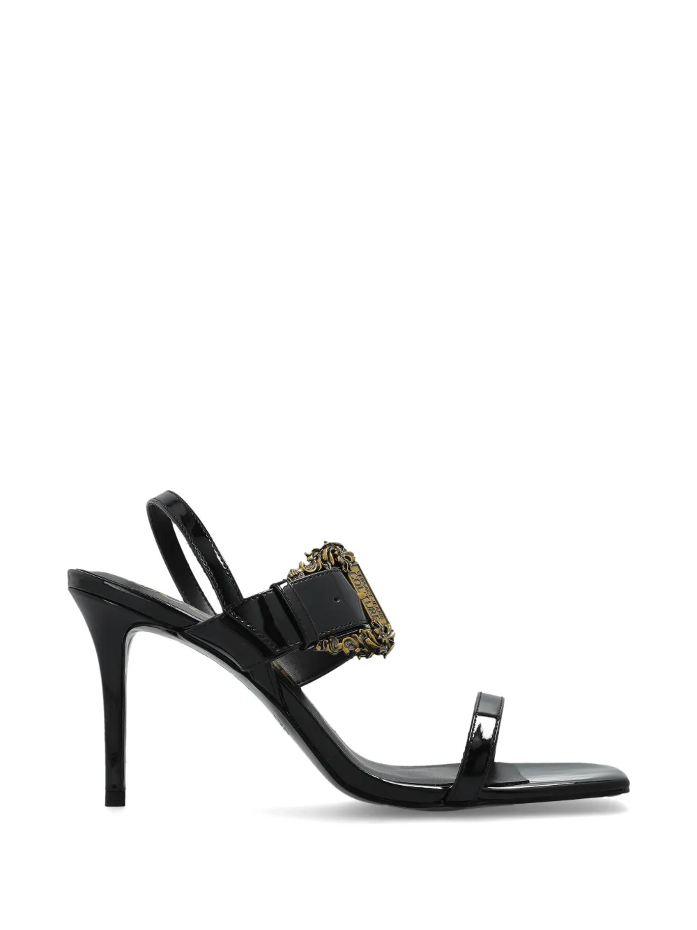 Versace Jeans Couture Sandalen met gesp Zwart