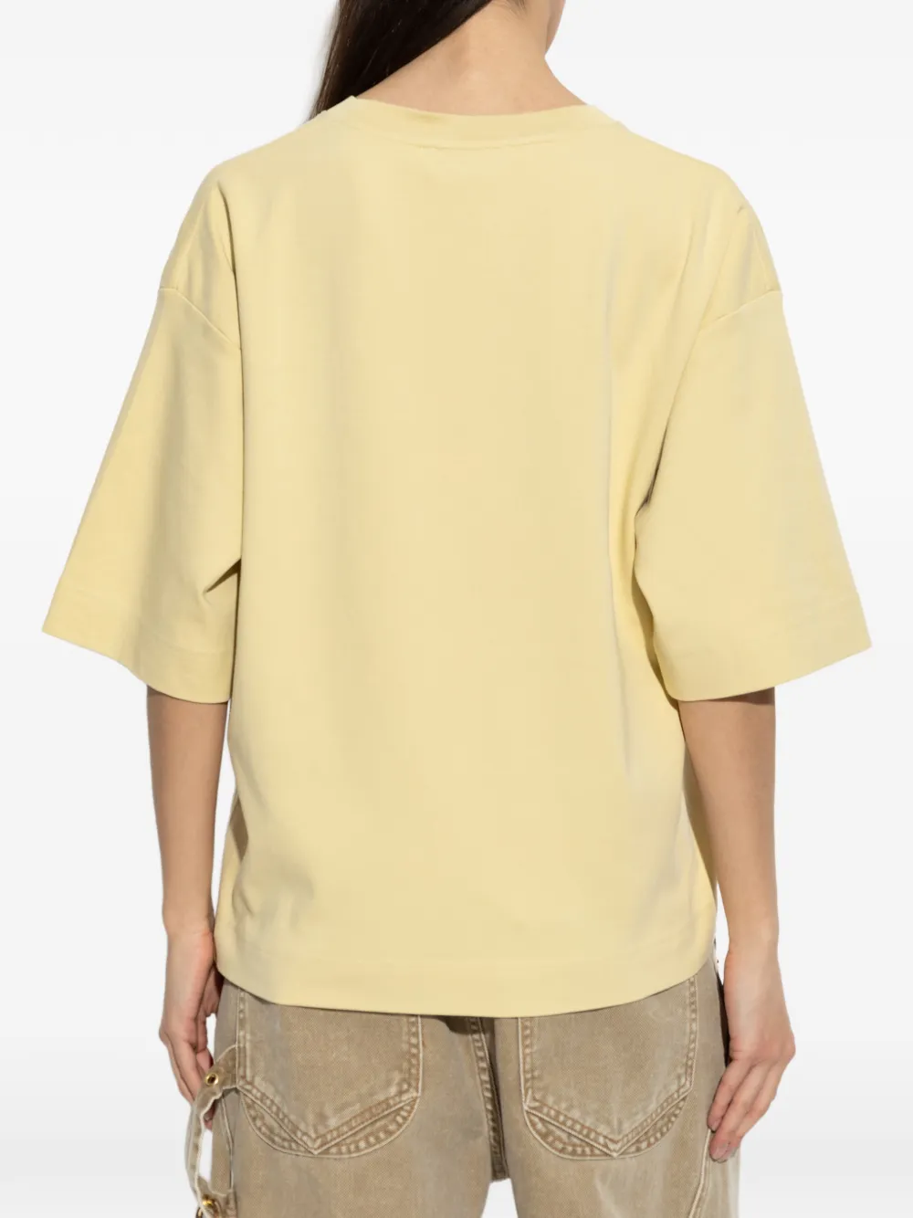 DARKPARK T-shirt met ronde hals Geel