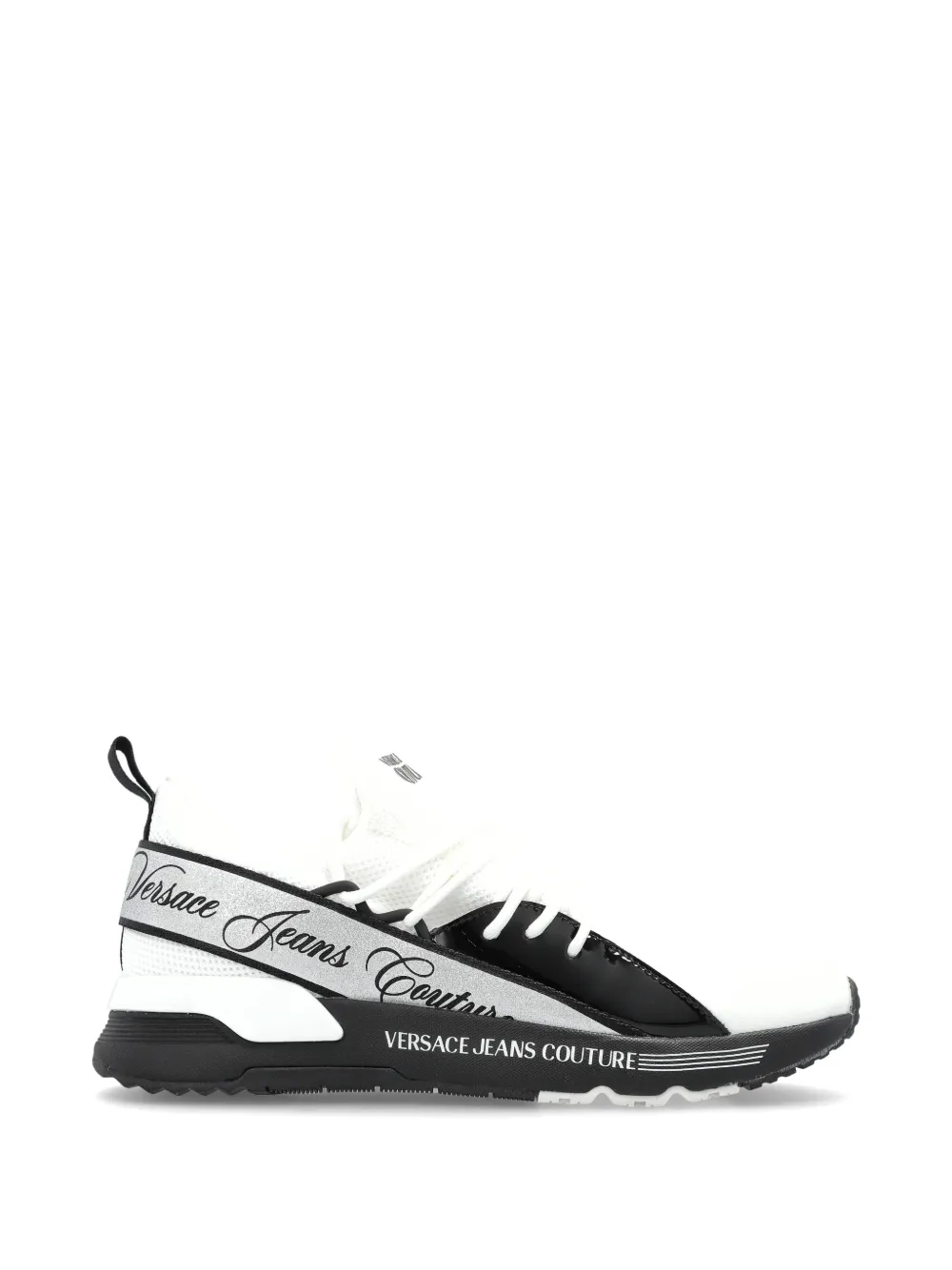 Versace Jeans Couture logo-tape sneakers - Bianco