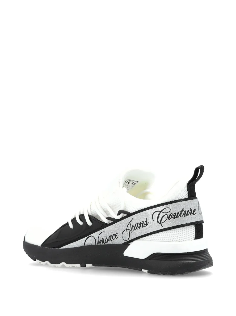 Versace Jeans Couture Sneakers met logoband Wit