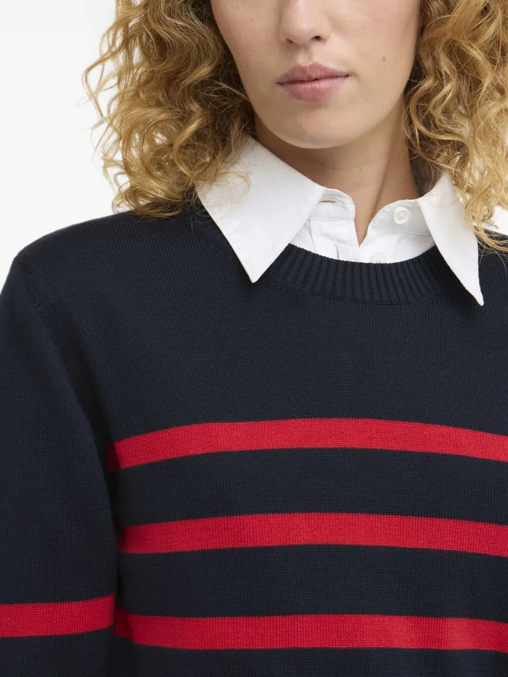 Barbour Gestreepte trui Blauw