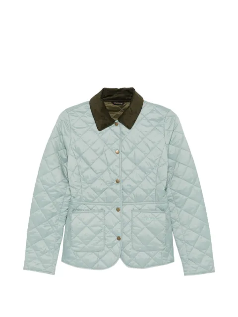 Barbour quilted corduroy-collar jacket