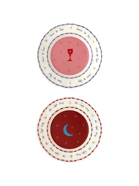 Bitossi Home graphic plate (set of two)
