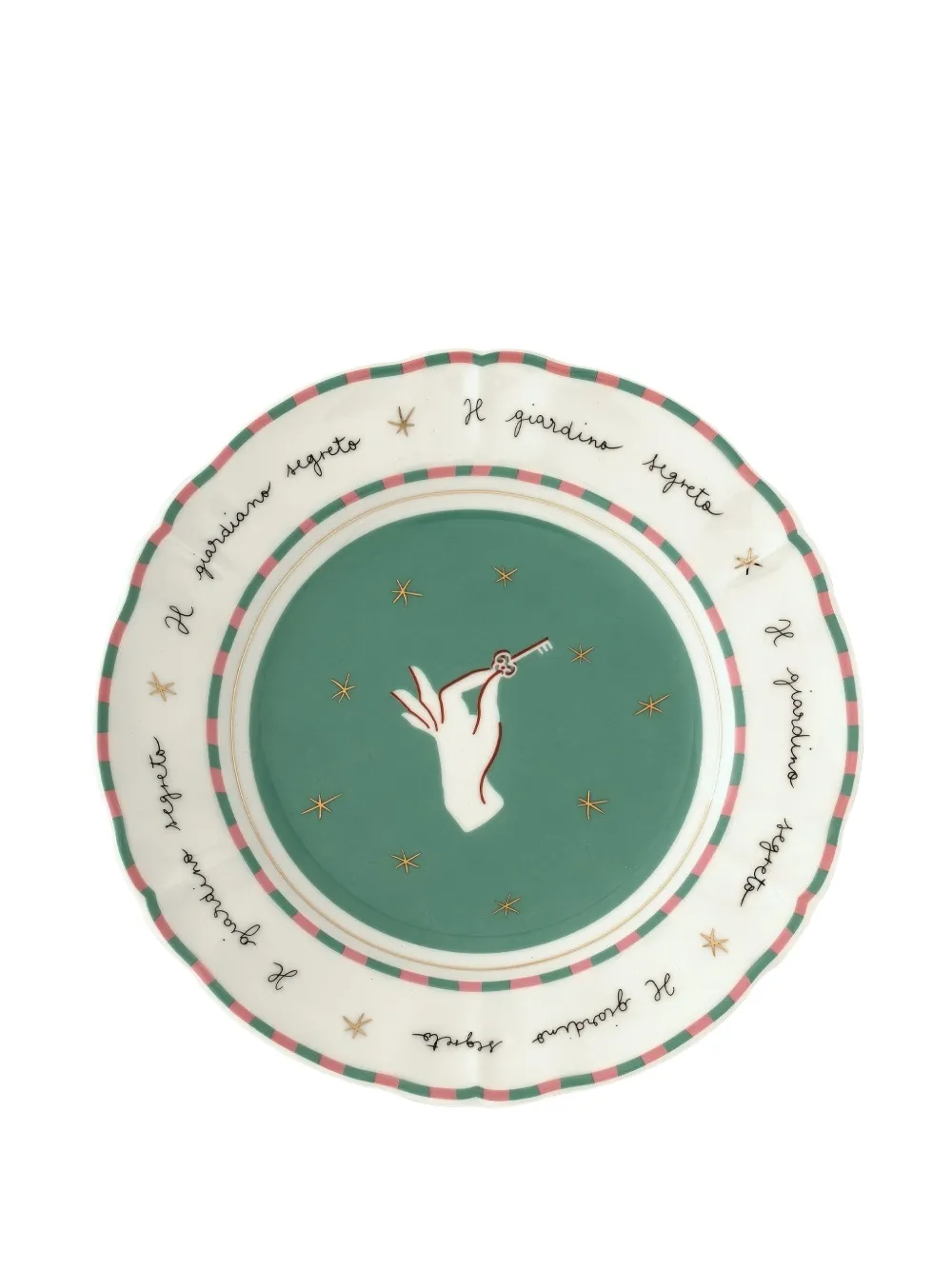 Bitossi Home Patterned Fruit Plates Set (set Of Two) In Multi