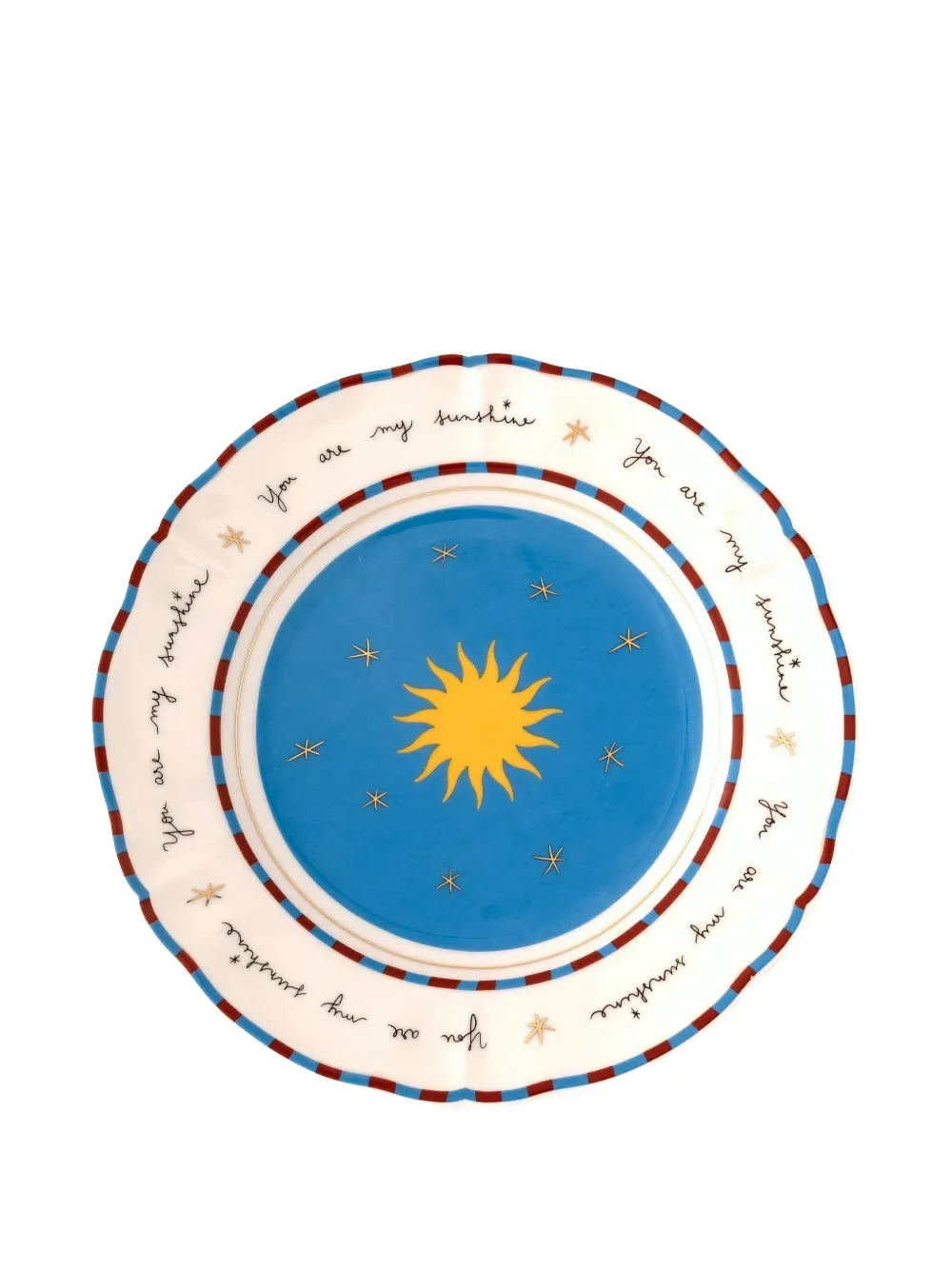 Bitossi Home Patterned Fruit Plates Set (set Of Two) In Multi